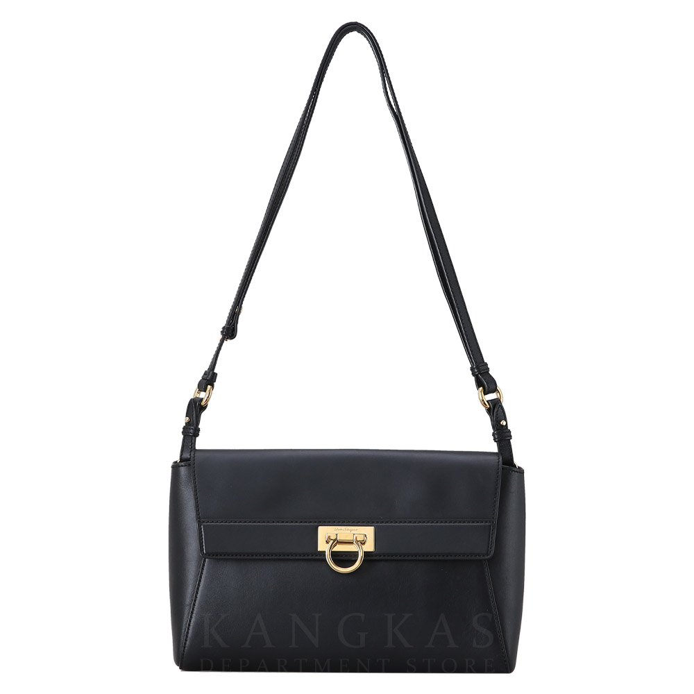 FERRAGAMO(USED)페레가모 간치니 버클 플랩 숄더백
